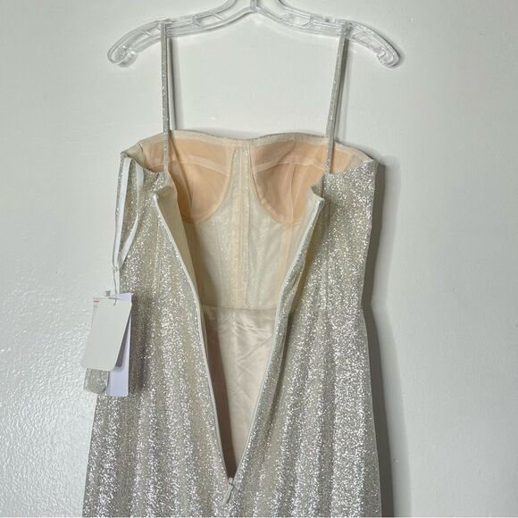 Abella by Allure Karina Size 10 Bridal Wedding Reception Formal Mermaid Gown - Picture 6 of 16